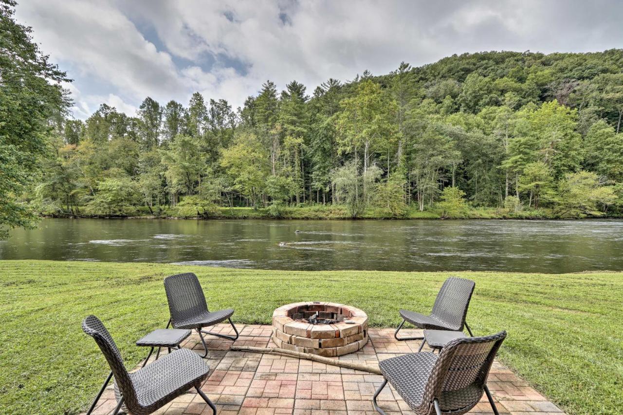 Rivers Edge - Ultimate Riverfront Getaway Hayesville Esterno foto