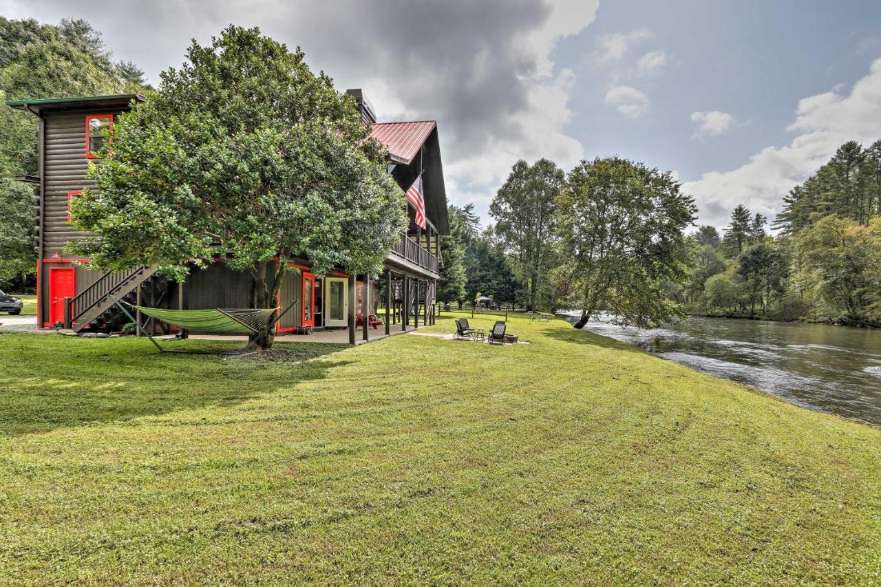 Rivers Edge - Ultimate Riverfront Getaway Hayesville Esterno foto
